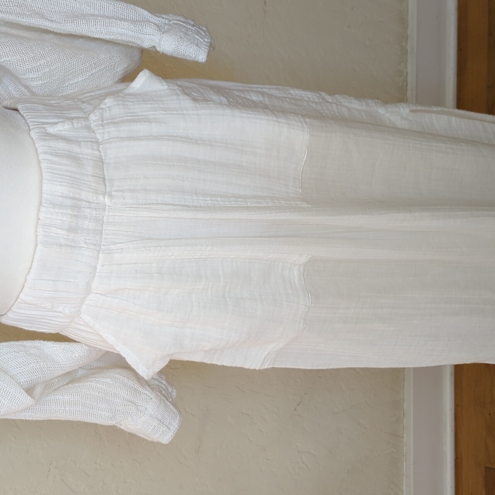 Free People White Easy Weekend Skirt Set Size Small - Picture 13 of 16